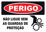 Perigo - Não Ligue Sem as Guardas de Proteção