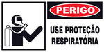 Perigo - Use Proteção Respiratória