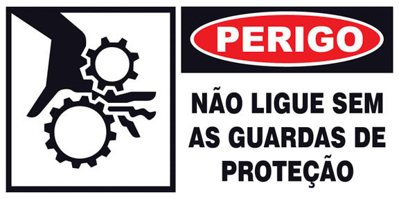 Perigo - Não Ligue Sem as Guardas de Proteção