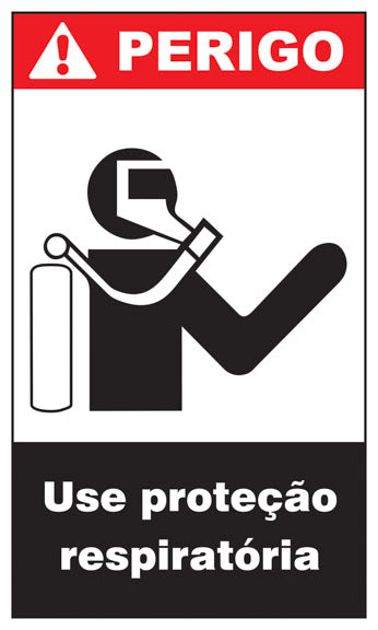 Perigo - Use Proteção Respiratória