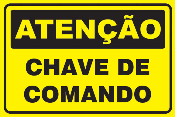 Atenção - Chave de Comando