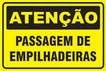 Atenção - Passagem de Empilhadeiras