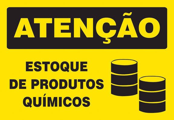 Atenção - Estoque de Produtos Químicos