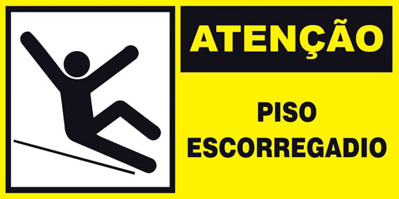 Atenção - Piso Escorregadio