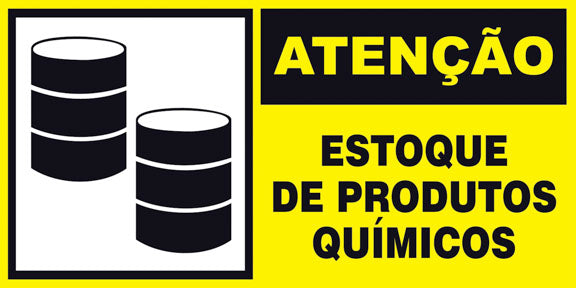 Atenção - Estoque de Produtos Químicos