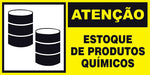 Atenção - Estoque de Produtos Químicos