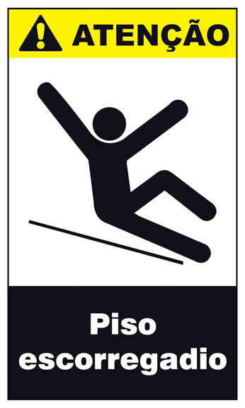 Atenção - Piso Escorregadio