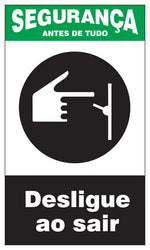 Segurança - Desligue ao Sair