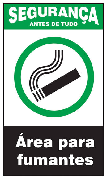 Segurança - Área para Fumantes