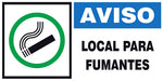 Aviso - Local Para Fumantes