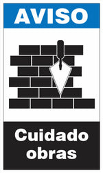 Aviso - Cuidado Obras