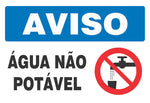 Aviso - Água Não Potável
