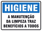 Higiene - A Manutenção da Limpeza Traz Benefícios a Todos