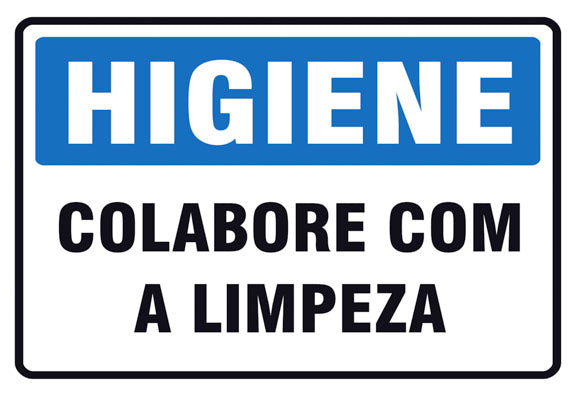 Higiene - Colabore com a Limpeza
