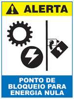 Alerta - Ponto de Bloqueio para Energia Nula