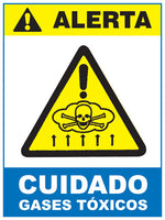 Alerta - Cuidado. Gases Tóxicos