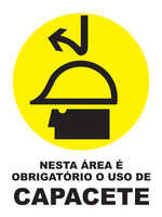 Nesta Área É Obrigatório o Uso de Capacete
