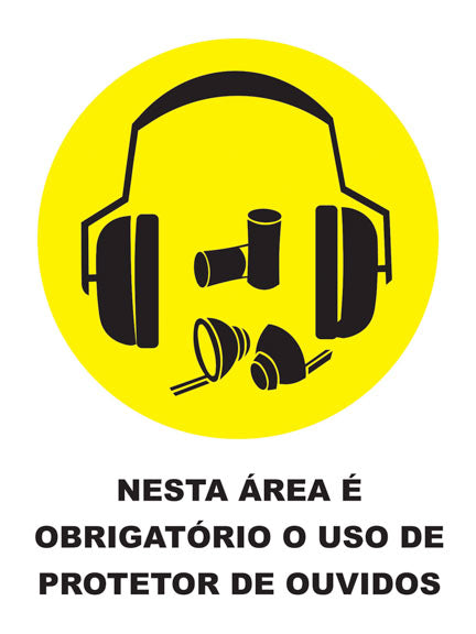 Nesta Área É Obrigatório o Uso de Protetor de Ouvidos