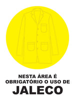 Nesta Área É Obrigatório o Uso de Jaleco