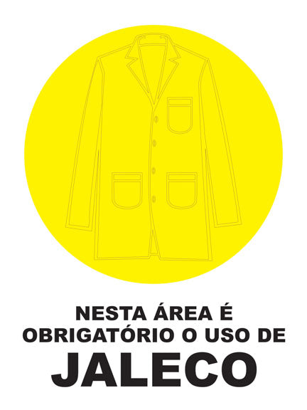 Nesta Área É Obrigatório o Uso de Jaleco