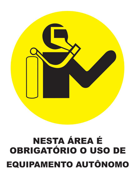 Nesta Área É Obrigatório o Uso de Equipamento Autônomo