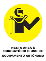 Nesta Área É Obrigatório o Uso de Equipamento Autônomo