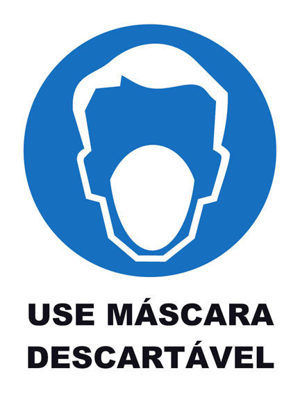 Use Máscara Descartável