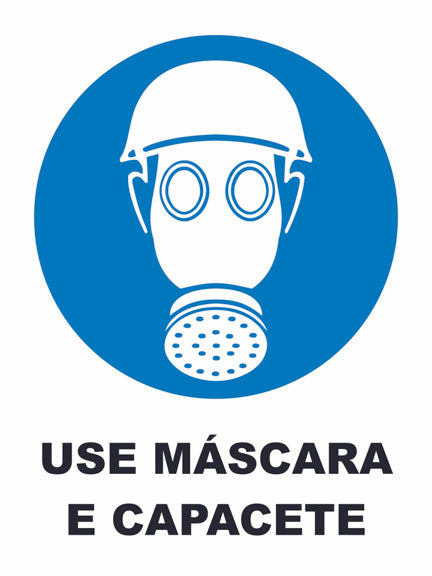 Use Máscara e Capacete