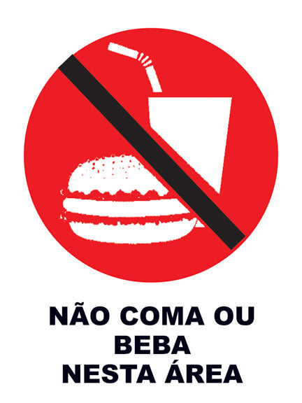 Não Coma ou Beba Nesta Área
