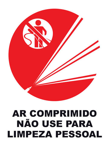 Ar Comprimido Não Use Para Limpeza Pessoal