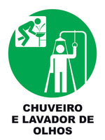 Chuveiro e Lavador de Olhos