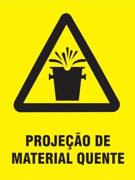 Projeção de Material Quente