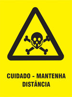 Cuidado Mantenha Distância