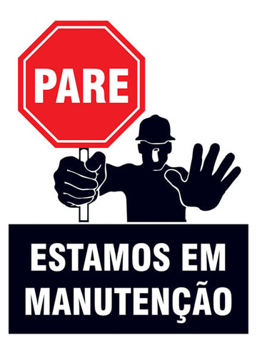 Estamos em Manutenção