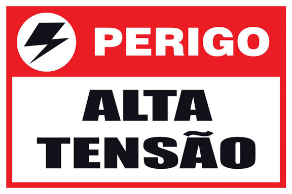 Perigo - Alta Tensão