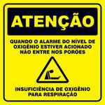 Atenção - Insuficiência de Oxigênio para Respiração