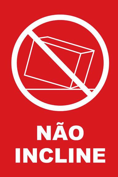Etiqueta para Embalagem / Transporte - Não Incline