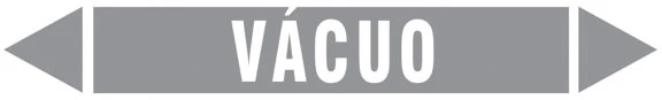 Etiqueta de Tubulação - Vácuo