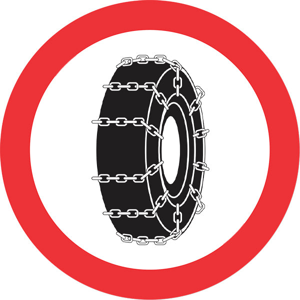 Sinalização de Trânsito - Uso Obrigatório de Correntes
