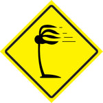 Sinalização de Trânsito - Vento Lateral