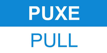 Etiqueta para Porta - Puxe / Pull