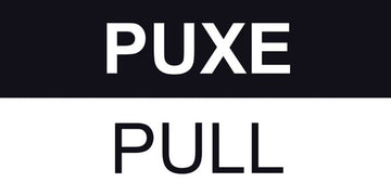 Etiqueta para Porta - Puxe / Pull