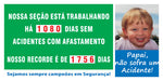 Painéis Acidentes / CIPA - Placar Geral Dias sem Acidentes