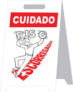 Placa Autoportante - Cuidado - Piso Escorregadio
