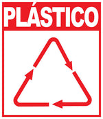 Painel de Reciclagem e Orientação de Coleta Seletiva - Plástico