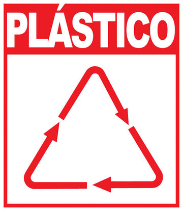 Painel de Reciclagem e Orientação de Coleta Seletiva - Plástico