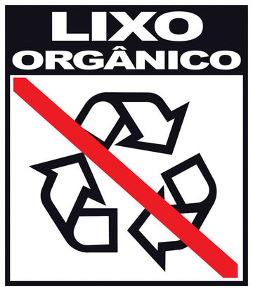 Painel de Reciclagem e Orientação de Coleta Seletiva - Lixo Orgânico