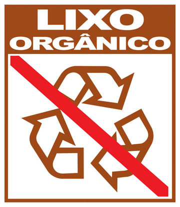 Painel de Reciclagem e Orientação de Coleta Seletiva - Lixo Orgânico