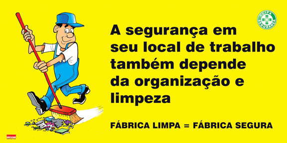 Painel Motivacional - Segurança e Limpeza