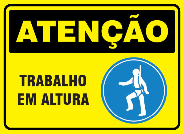 Atenção - Trabalho em Altura